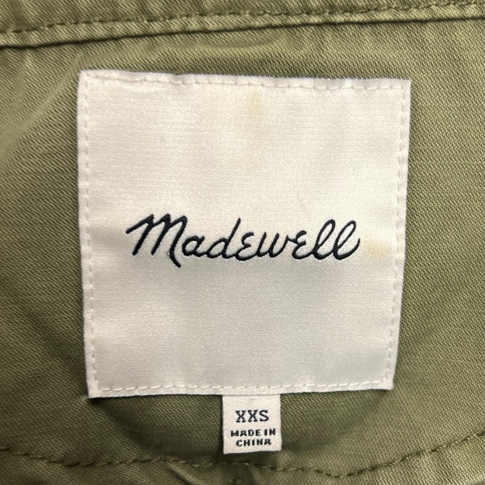 Madewell Dispatch Jacket Military Olive Green Utility Durable Style Women XXS - Picture 7 of 10